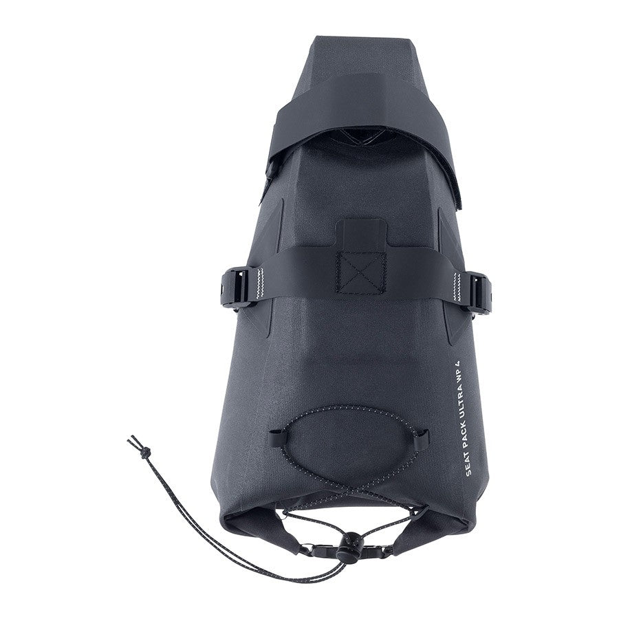 EVOC Seat Pack Ultra WP 4L Waterproof Black Seat Bag with Strap Mount 4