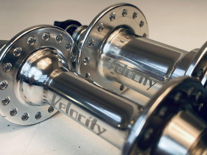 Unused Velocity Standard 32h Road Hub Set F100mm / R130mm HG 8/9/10s DynaSys 7