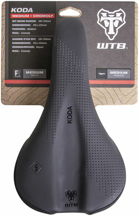 WTB Koda Saddle Black Women's Medium Chromoly Rails 1
