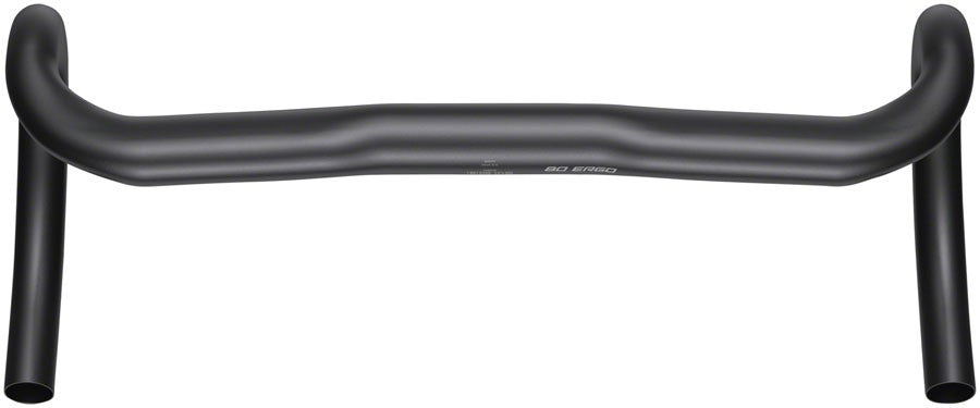 Zipp Service Course 80 Ergo Drop Handlebar 31.8mm 38cm Bead Blast Black Aluminum 2