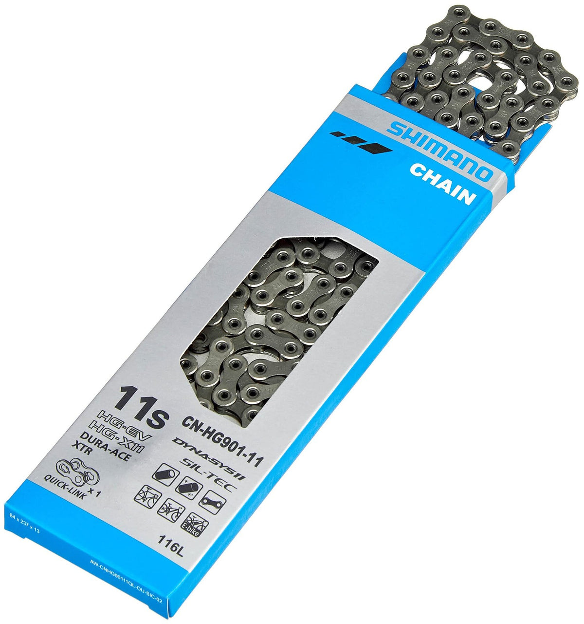 Shimano CN-HG901 Dura-Ace XTR 11-Speed Chain with Quick Link 1