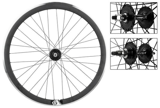 WM Wheels 700 622x15 Or8 42mm Mat-bk Msw 32 Or8 Fx/fw Loose Bk 120mm Dti2.0bk 1