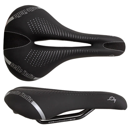 Selle Italia Lady Gel Flow Saddle, L2 IDmatch, Manganese Rail, Black 1