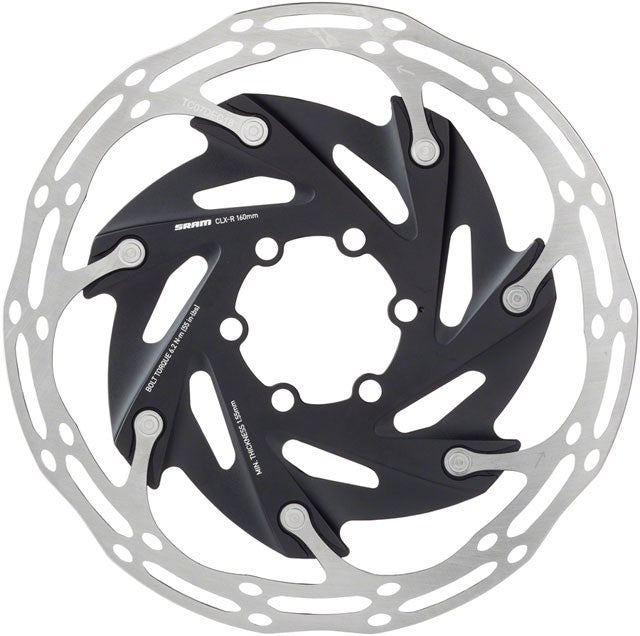 SRAM CenterLine XR Disc Brake Rotor - 140mm, 6-Bolt, Silver/Black 1