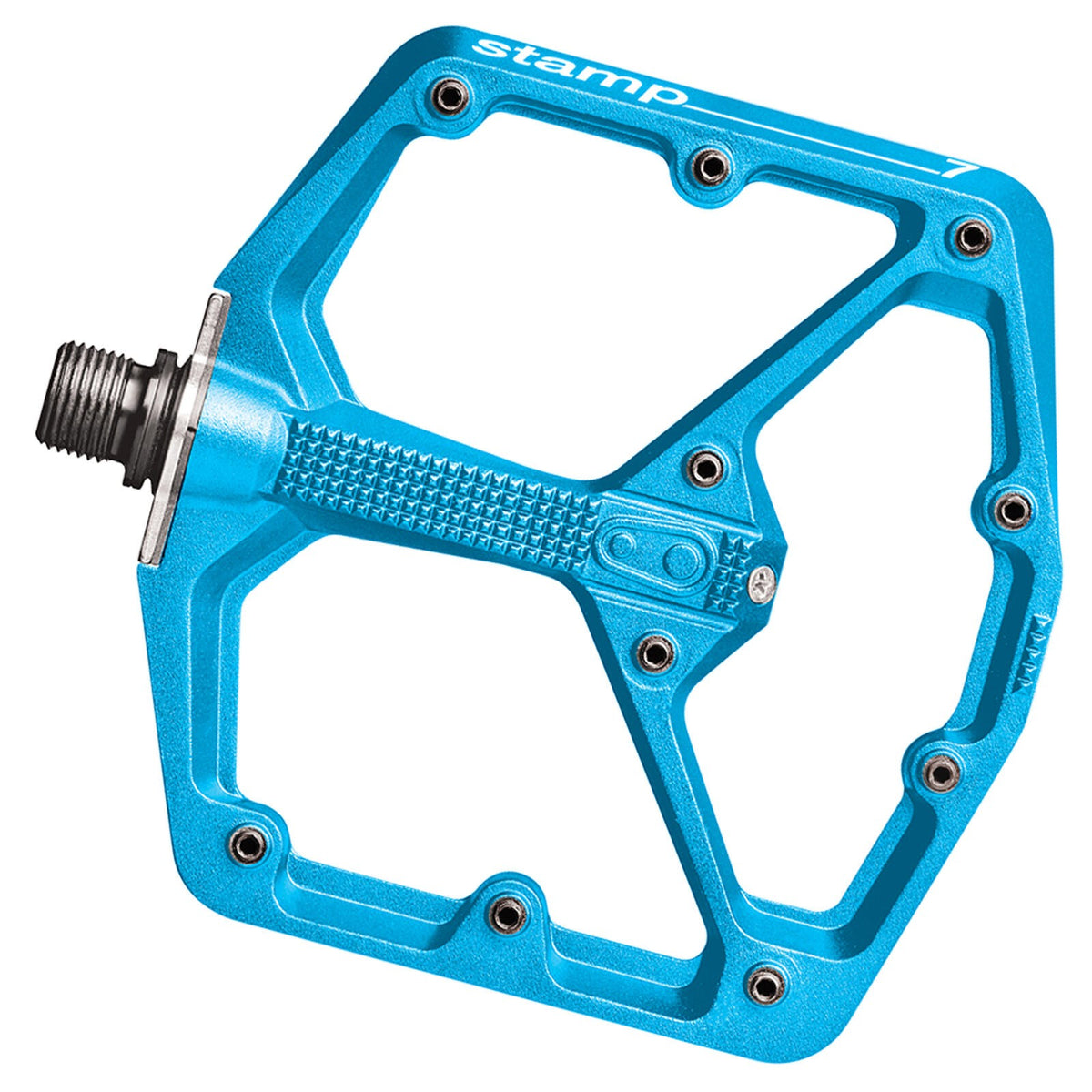 Crank Brothers Stamp 7 Large Platform Pedals, Electric Blue 1