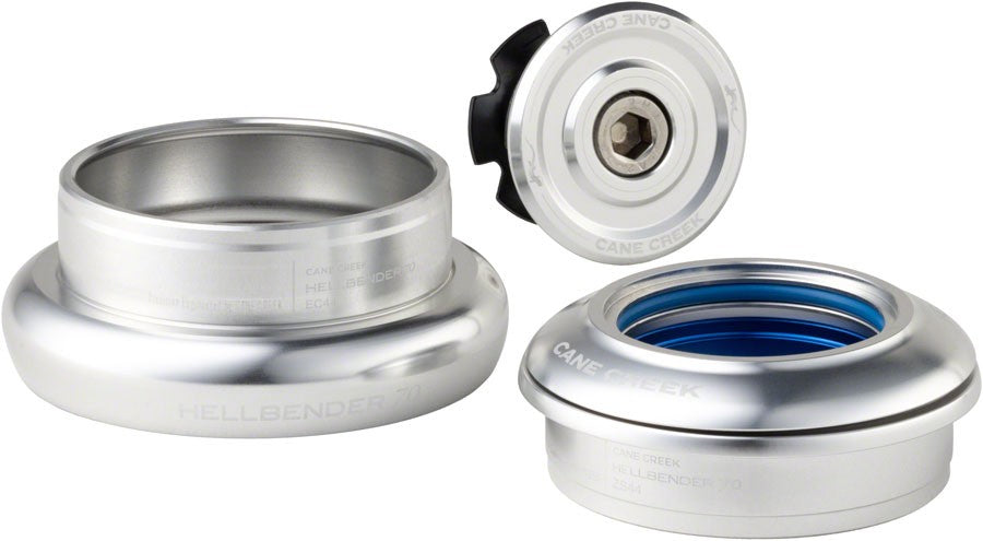 Cane Creek Hellbender 70 Headset ZS44/EC44 Silver 1