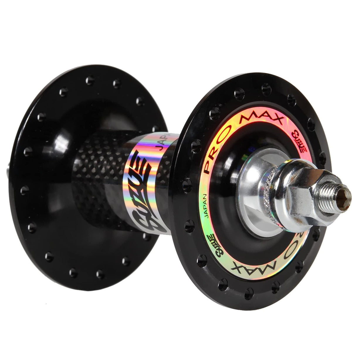 Suzue Carbon Pro Max SB Track Front Hub 32-Hole x 100mm Black - SZ1840 1