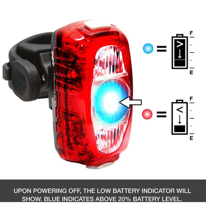 NiteRider Omega 330 Lumens USB Rechargeable Bike Tail Light Powerful Daylight 4