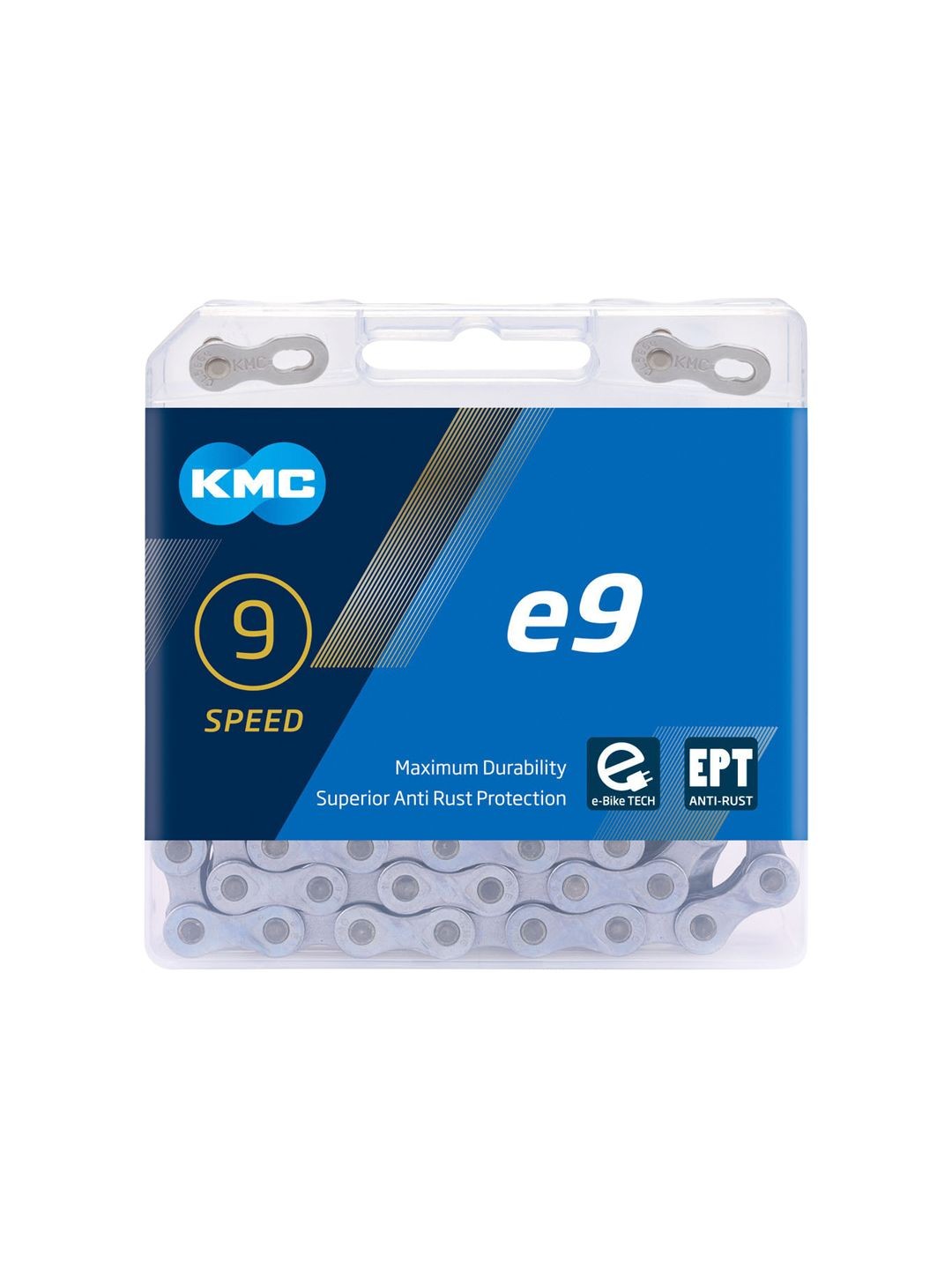 KMC e9 Sport EPT 9-Speed E-Bike Chain One size Grey 2