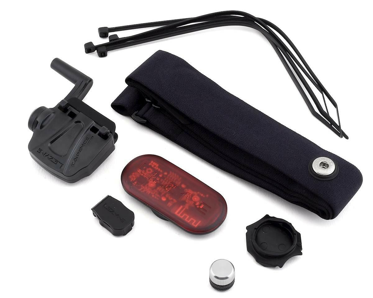 NOS Lezyne Cycling Mega C GPS Loaded Kit Black Heart Rate Strap + Speed Cadence 6
