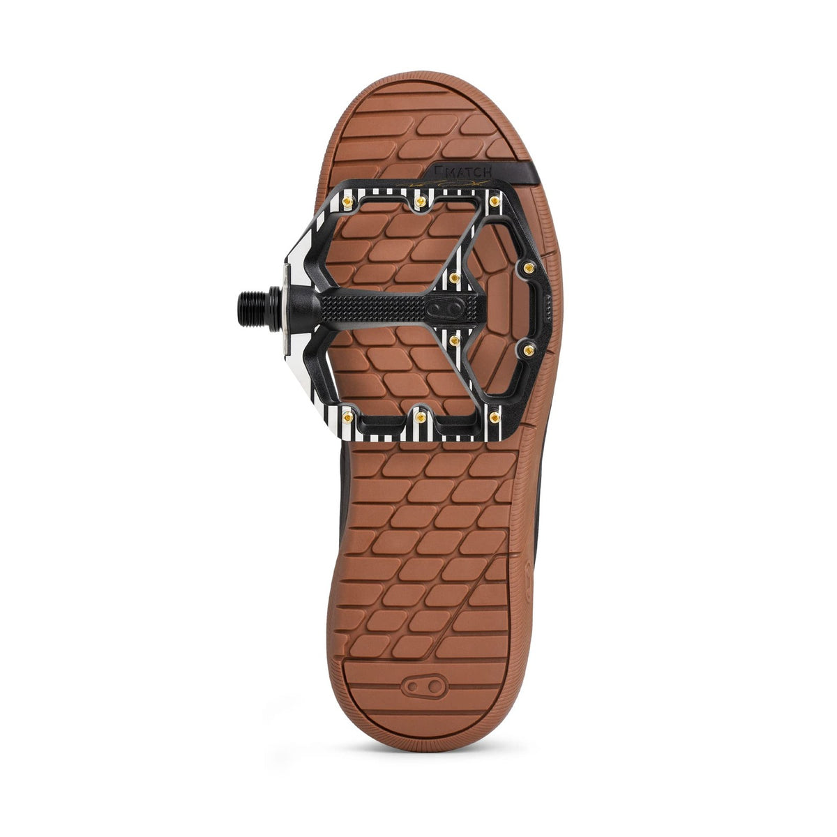 Crank Brothers Mountain Shoes STAMP STREET LACE BLACK / GOLD - GUM OUTSOLE 3.0 6
