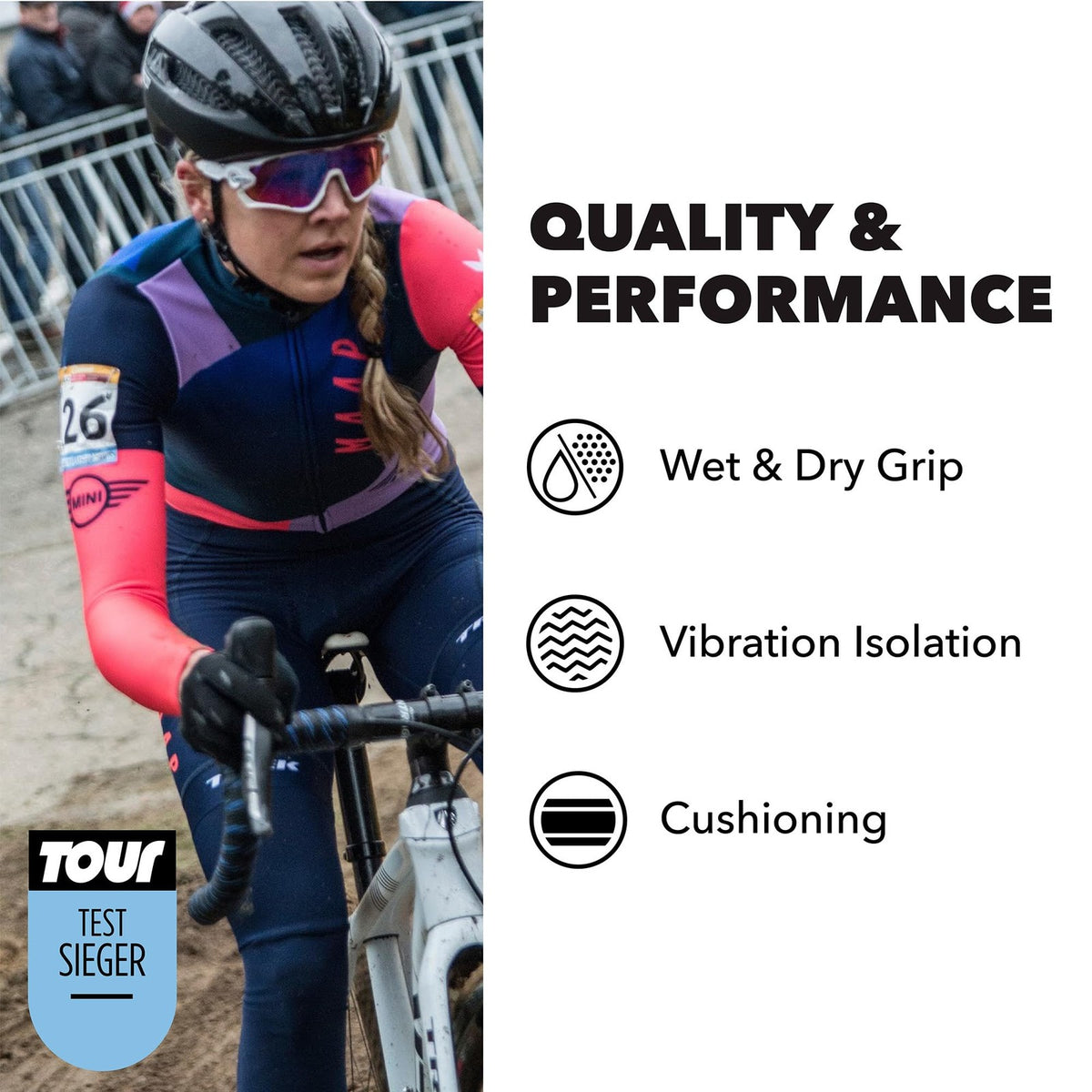 SILCA Nastro Cuscino Extra Thick Bike Handlebar Tape - White, 3.75mm 3