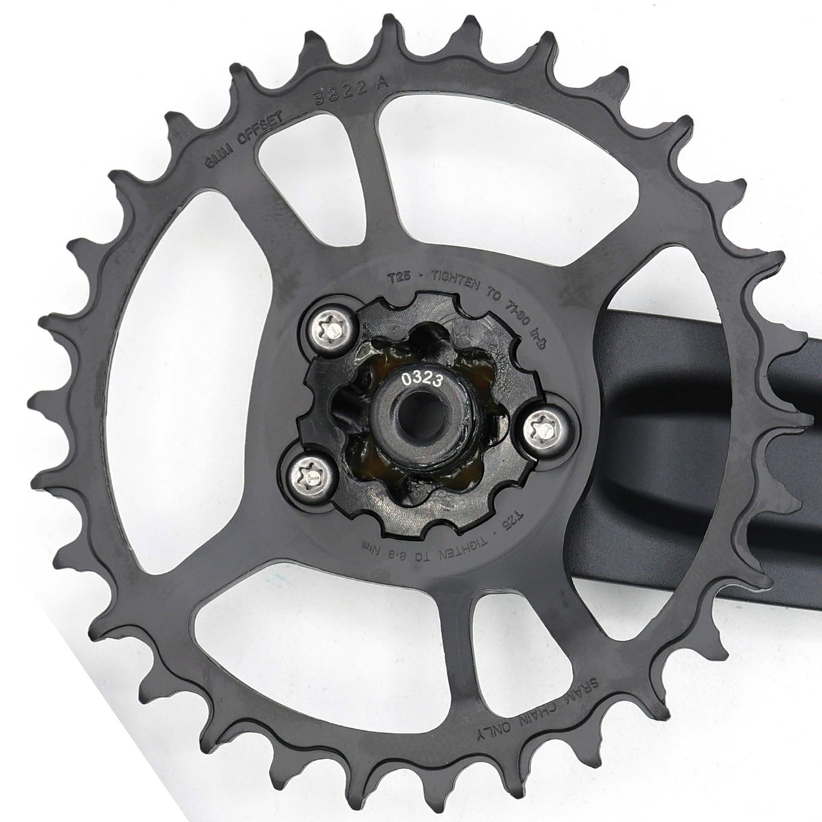 SRAM NX Eagle Fat Bike Crankset 175mm 30T DUB 170/177 Black 6