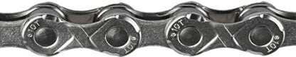 KMC e10 eBike Chain - 10-Speed 186 Links Silver 1