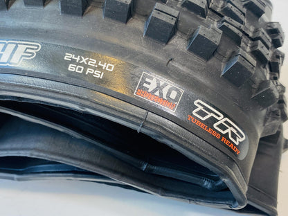 Unused Maxxis Minion DHF 24 x 2.4 EXO Tubeless Ready Tire - Storage Worn 2