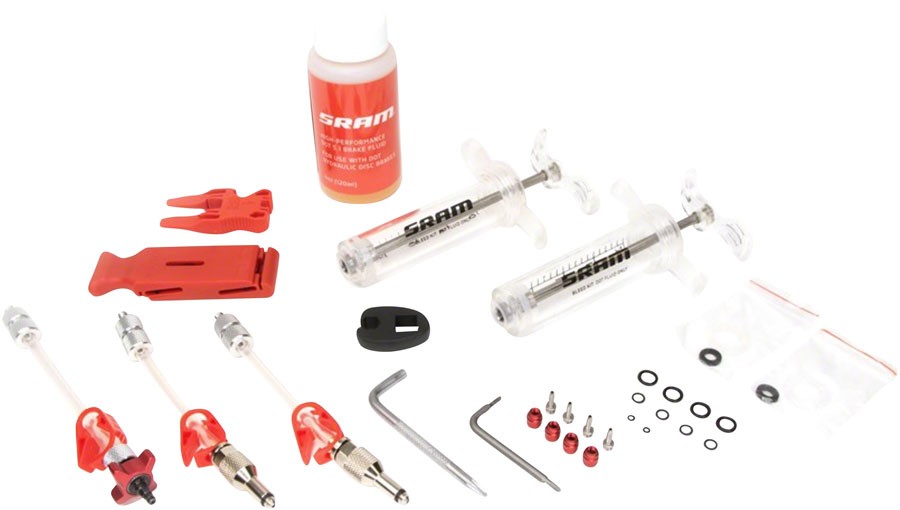 Pro DOT V2 Hydraulic Brake Bleed Kit - for X0/ XX/ Guide/Level/Code/HydroRoad/G2 1