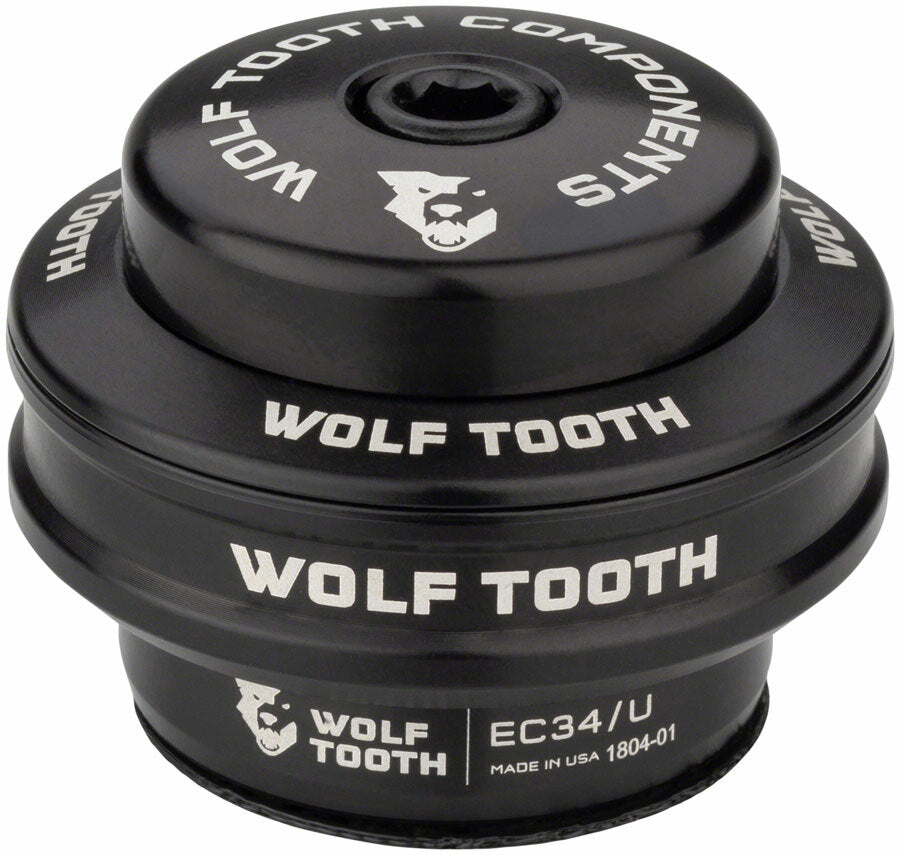 Wolf Tooth Components EC34/28.6 Upper Headset 16mm Stack Black 1