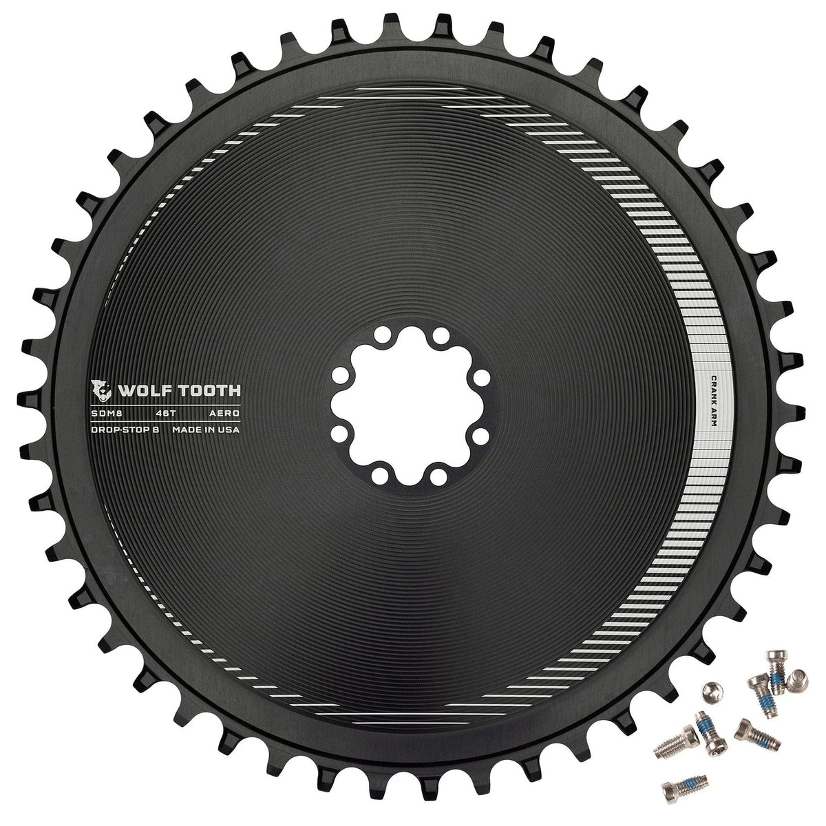 Wolf Tooth Drop-Stop B 36T Direct Mount Chainring for 8-Bolt Cranks 8
