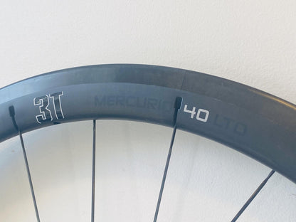 3T Mercurio 40 LTD Stealth Black Tubular Carbon 700c Rear Wheel 10/11s Multisys 2