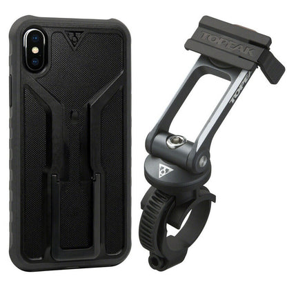Topeak RideCase & Handlebar Mount for iPhone X Black/Gray 1