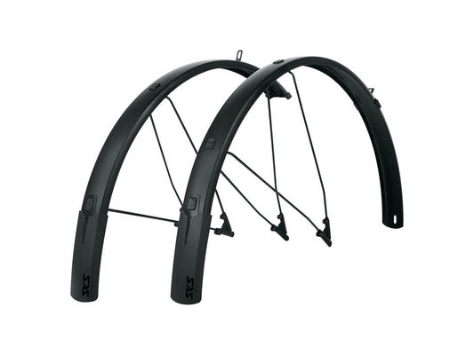 SKS Bluemels B56 STYLE Fender Set 700c x 38-47mm, Front and Rear Black 1