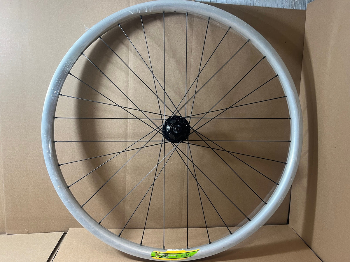 Velocity P-35 Rear 29" Wheel Silver w/ Velocity 6-bolt Disc Hub 32H 8-10sp Cass 8