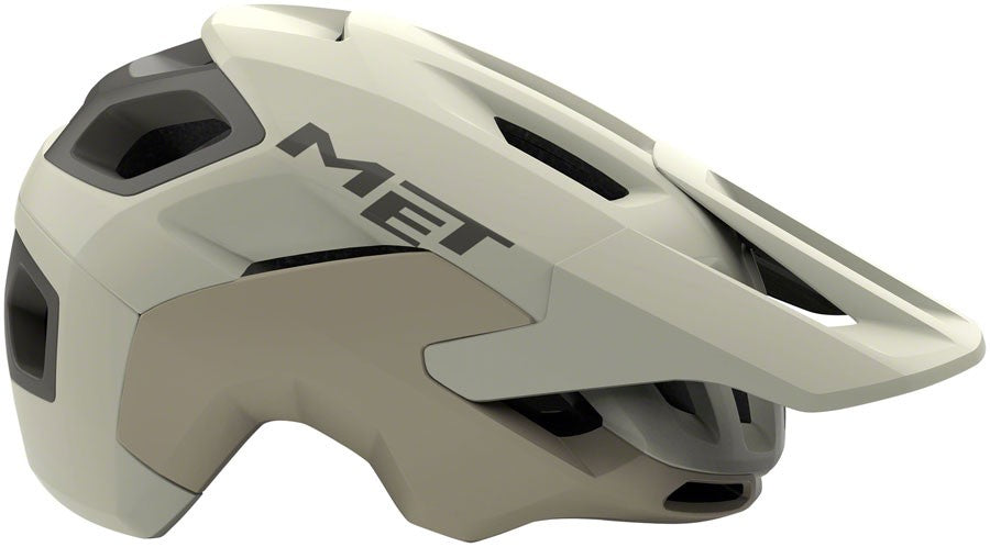 MET Revo MIPS Mountain Bike Helmet Off White Matte Large with Visor 1