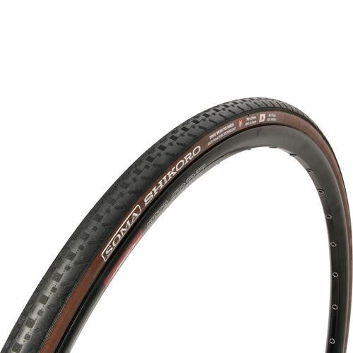 Soma Shikoro Folding Bead Tire 700x33c Black Brown Road Touring Urban Bike 1