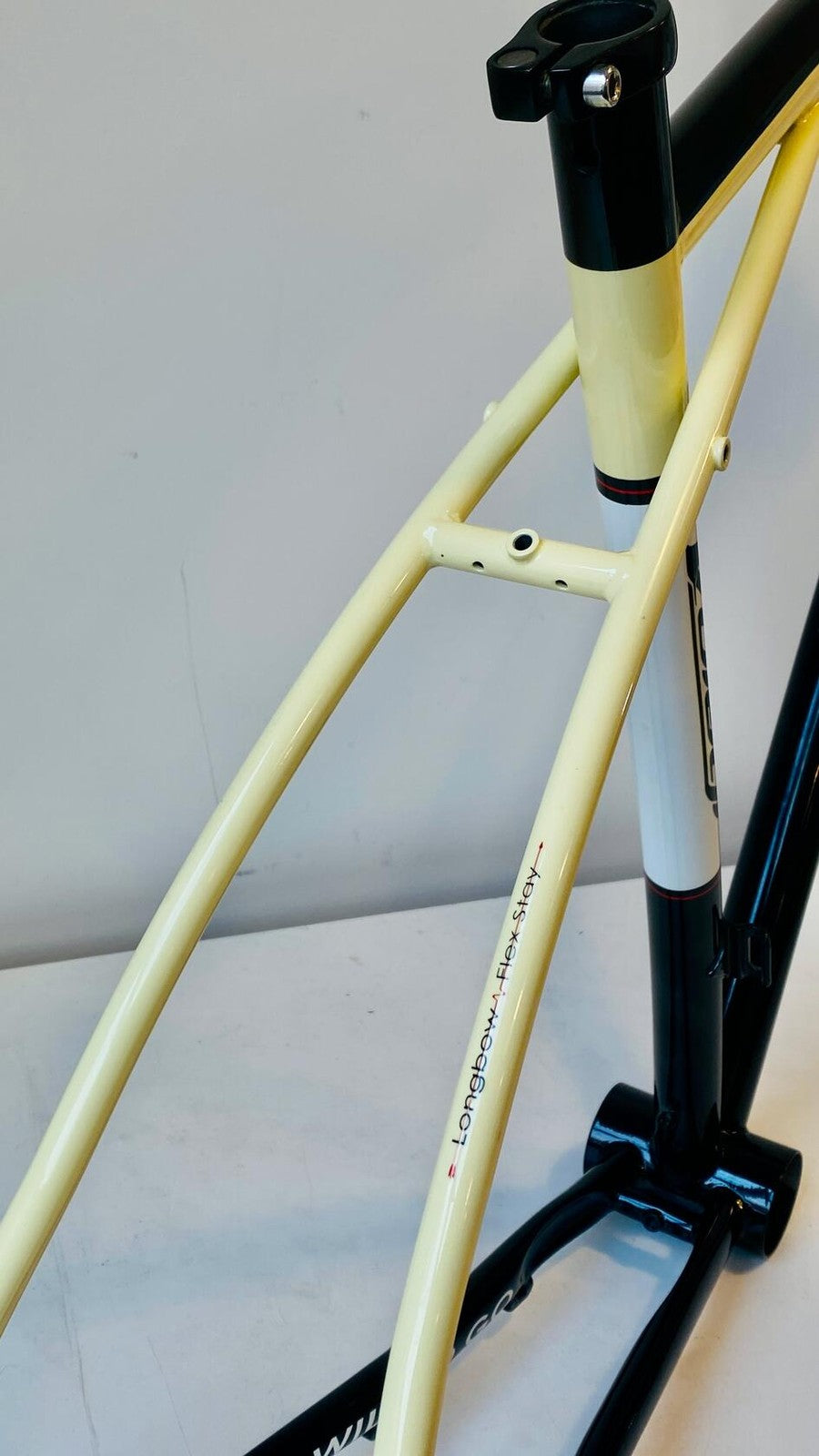 Volagi Viaje XL Cream Cr-Mo Frame & Full Carbon Fork 53cm BB386EVO 9
