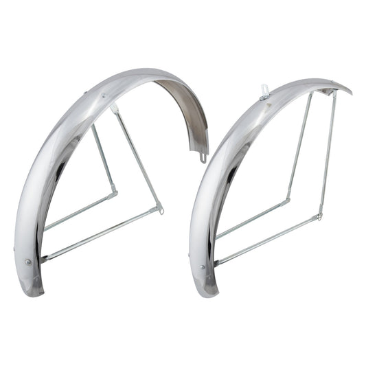 Wald Balloon 962 Fender Set: 26x2.0 - 2.125 Wheel, Chrome 1