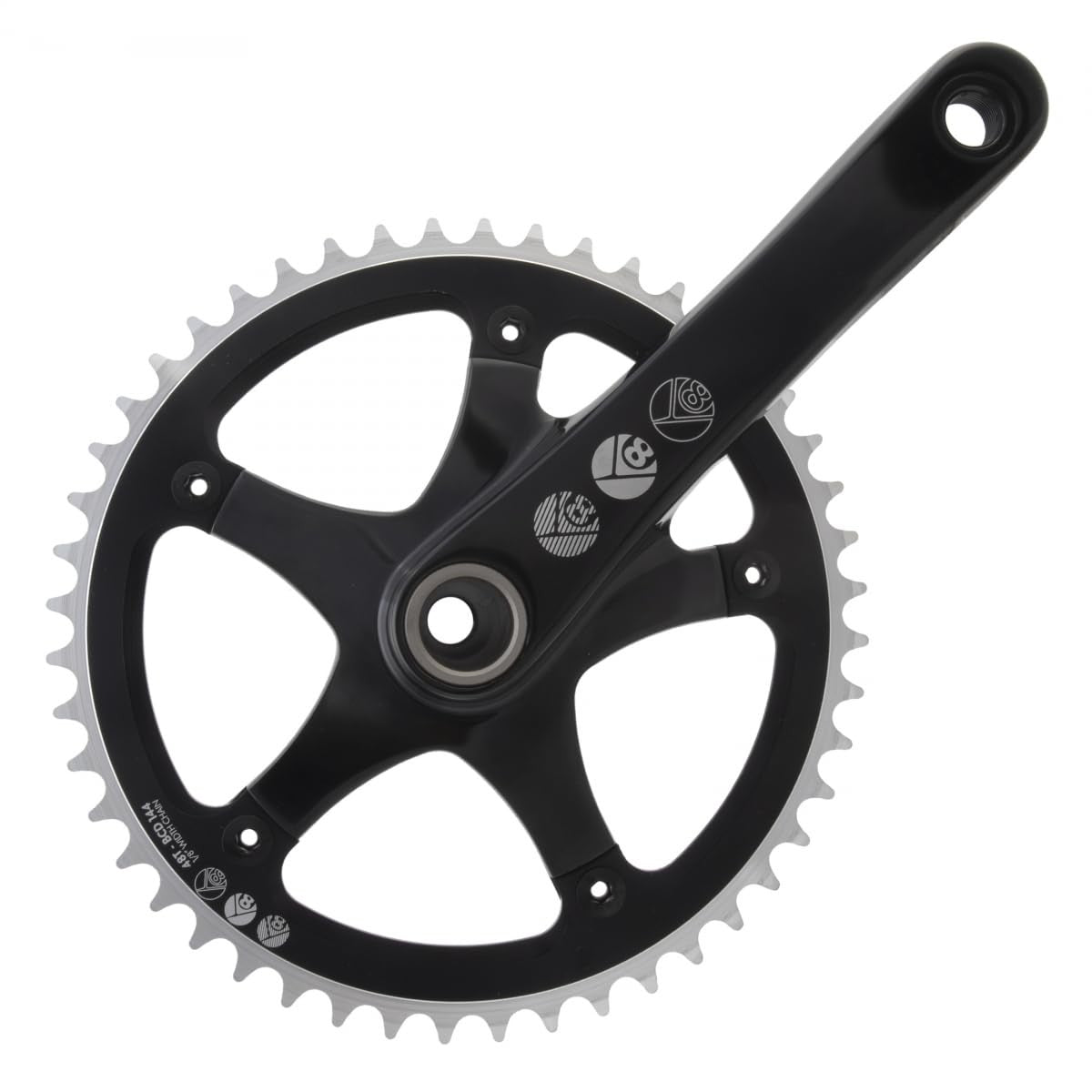Origin8 SS Crankset 170x48 GXP Black 1