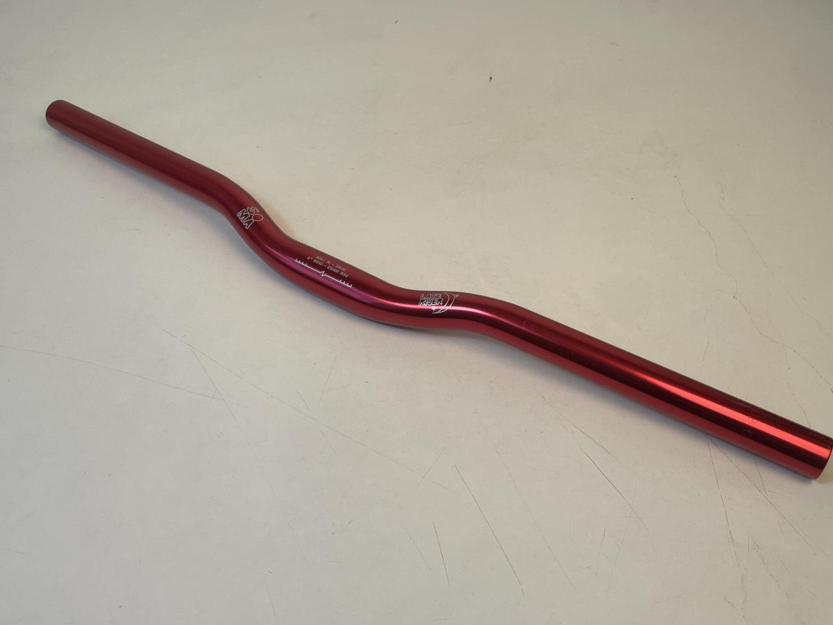 NOS Soma Late Riser Handlebars 540mm x 25mm x 25.4mm Clamp - Red Anodized 1