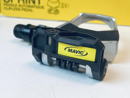 Vintage Mavic Sprint Clipless Pedals 9/16" Silver w/o Cleats Excellent Condition 4