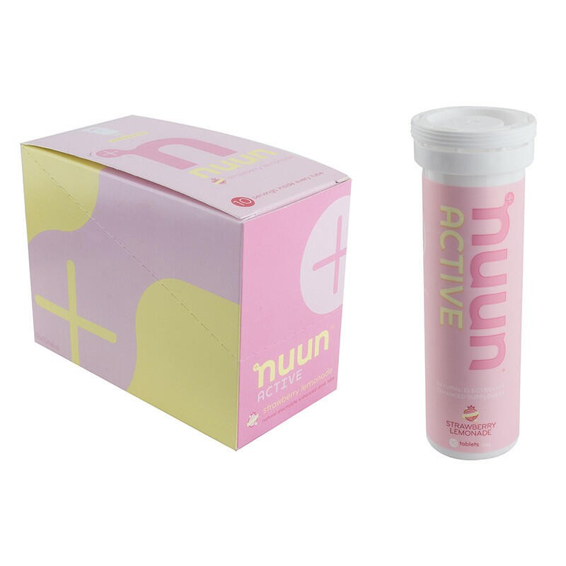 Nuun Electrolyte Active Drink Tabs Electrolyte Active Strawbery Lemonade Bxof8 1
