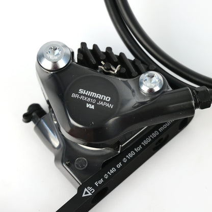 Shimano GRX BL-RX810/BR-RX810, Front Brake Lever with Caliper and Hose Kit,Resin 6