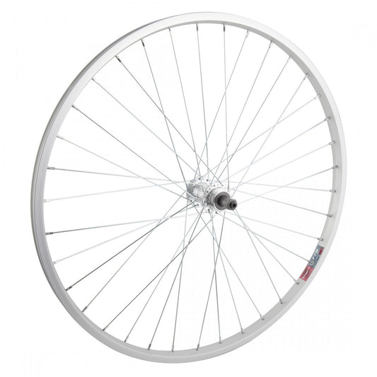 Wheel Master 26in Rear Wheel QRx135mm Freewheel Single Wall Rim Brake Silver 1