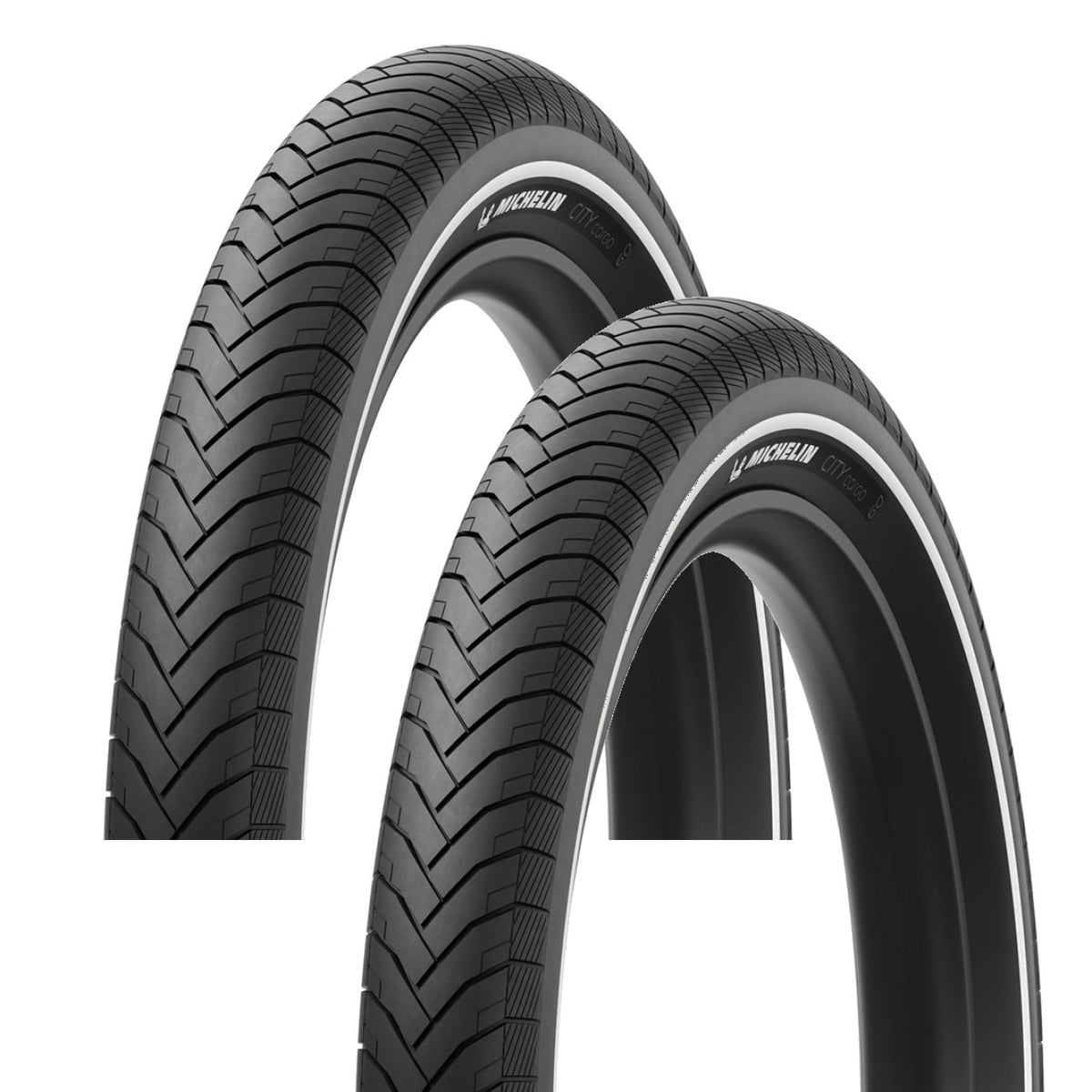 2 Pack Michelin City Cargo TT Hybrid Tire 20x2.40 Wire MAGI-X Cargo Shield 1