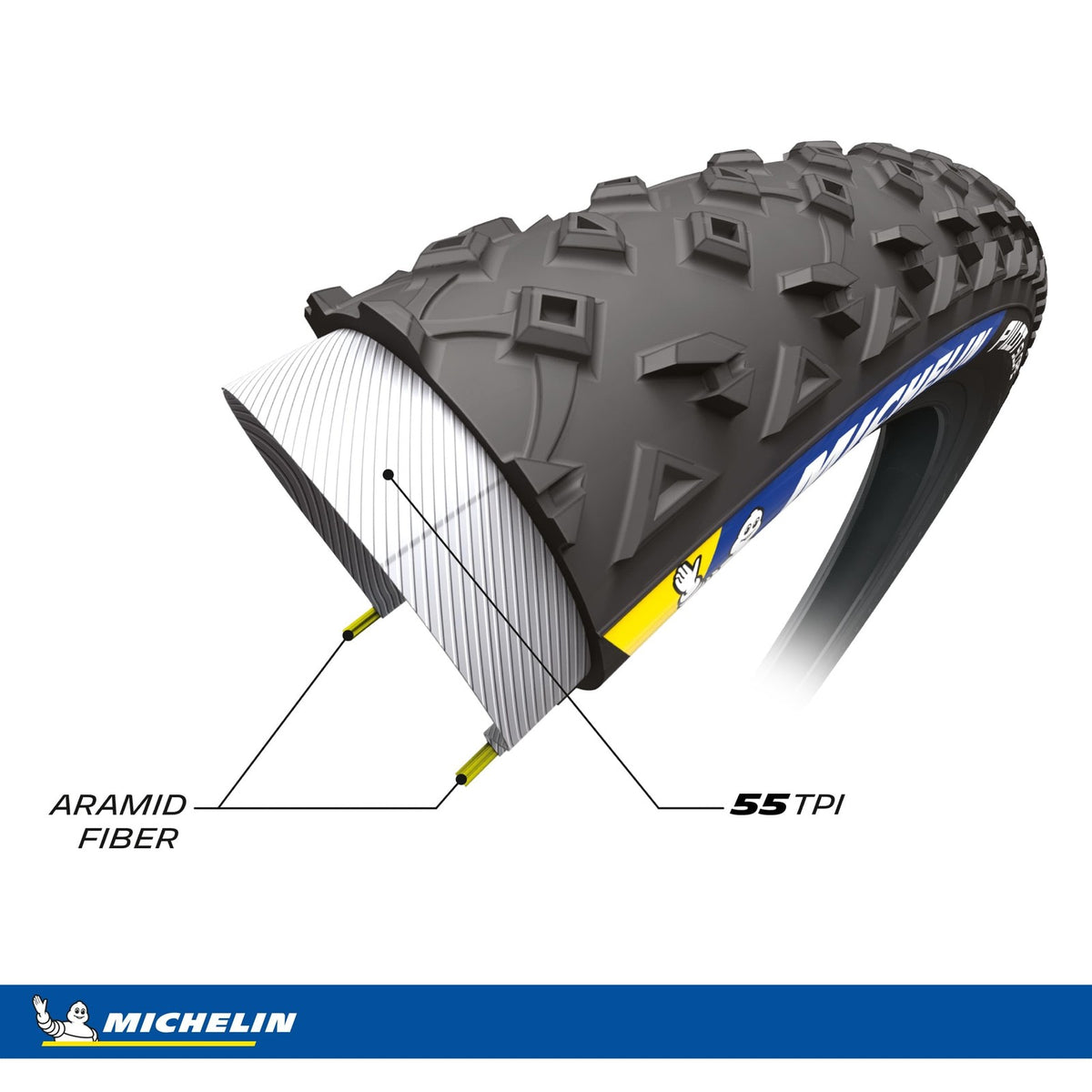 Michelin Pilot Slope Tire 26 x 2.25 Tubeless Folding Bead Black 26" Mountain 6