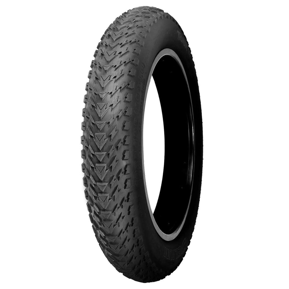 Delium Thundr E-Bike Fat Tire 20x4.0" ECE-R75, Wire Bead, Standard Casing, Black 1