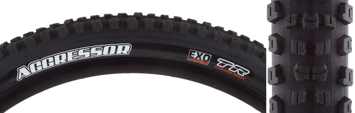 Maxxis Aggressor Tire - 29 x 2.3, Tubeless, Folding, Black, Dual, EXO 1