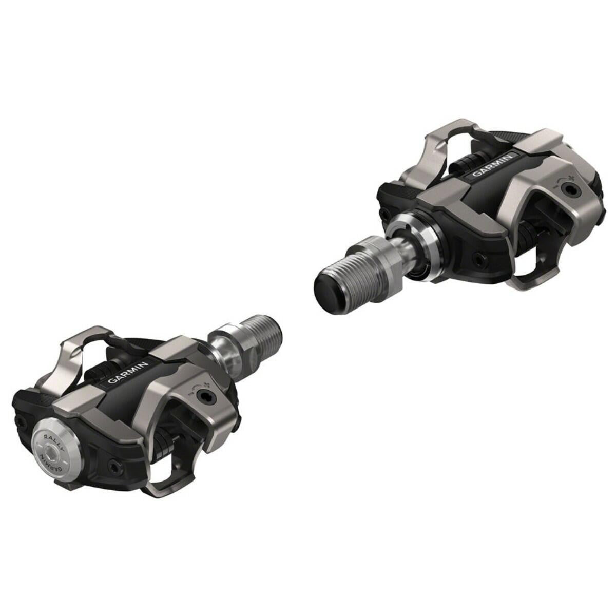 Garmin Rally XC100 Power Meter Pedals Single-Sensing Clipless Alloy Shimano SPD 1