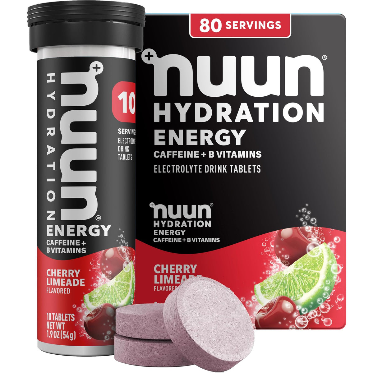 Nuun Energy Caffeine + B Vitamins, Electrolyte Hydration Tablets with Caffeine 1