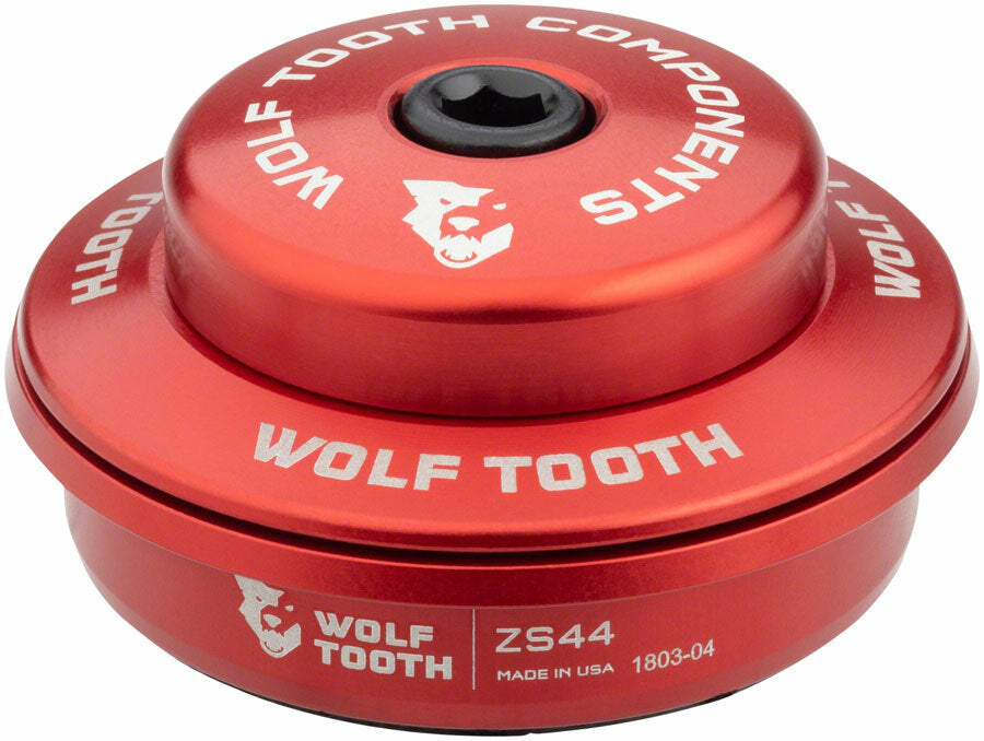 Wolf Tooth Components Performance Headset - ZS44/28.6 Upper 6mm Stack Red 1