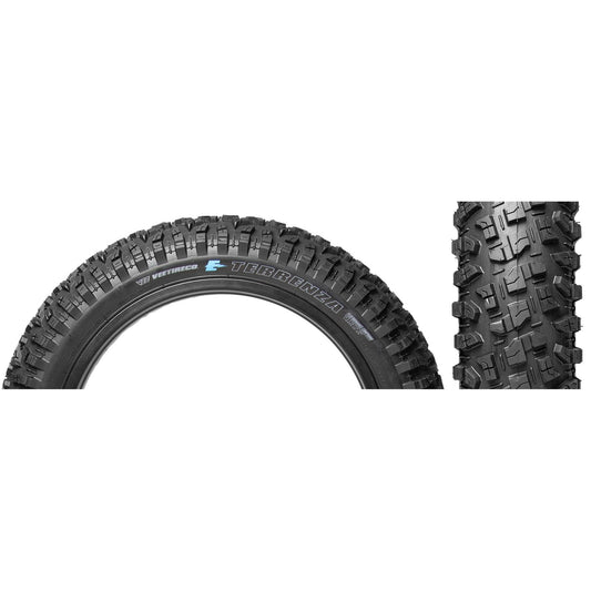 Vee Tire Co Terrenza Fat Tire 20x4.5 Black Wire 26TPI OverRide E50 eBike 1
