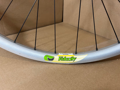 Velocity P-35 Rear 29" Wheel Silver w/ Velocity 6-bolt Disc Hub 32H 8-10sp Cass 5