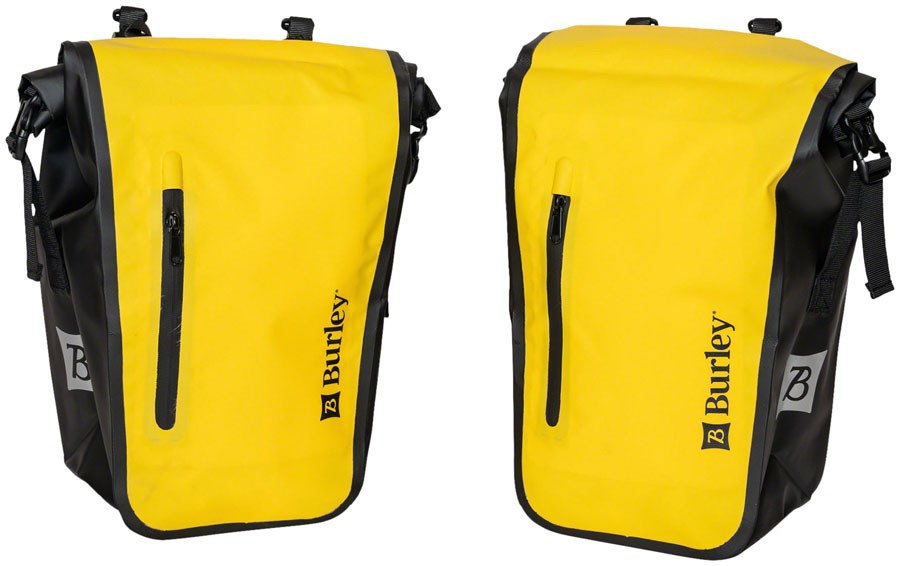 Burley Coho Pannier Set - 22L/Pair, Yellow 1