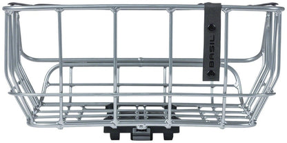 Basil Portland Rear Basket - MIK Mount, Aluminum, Silver 2