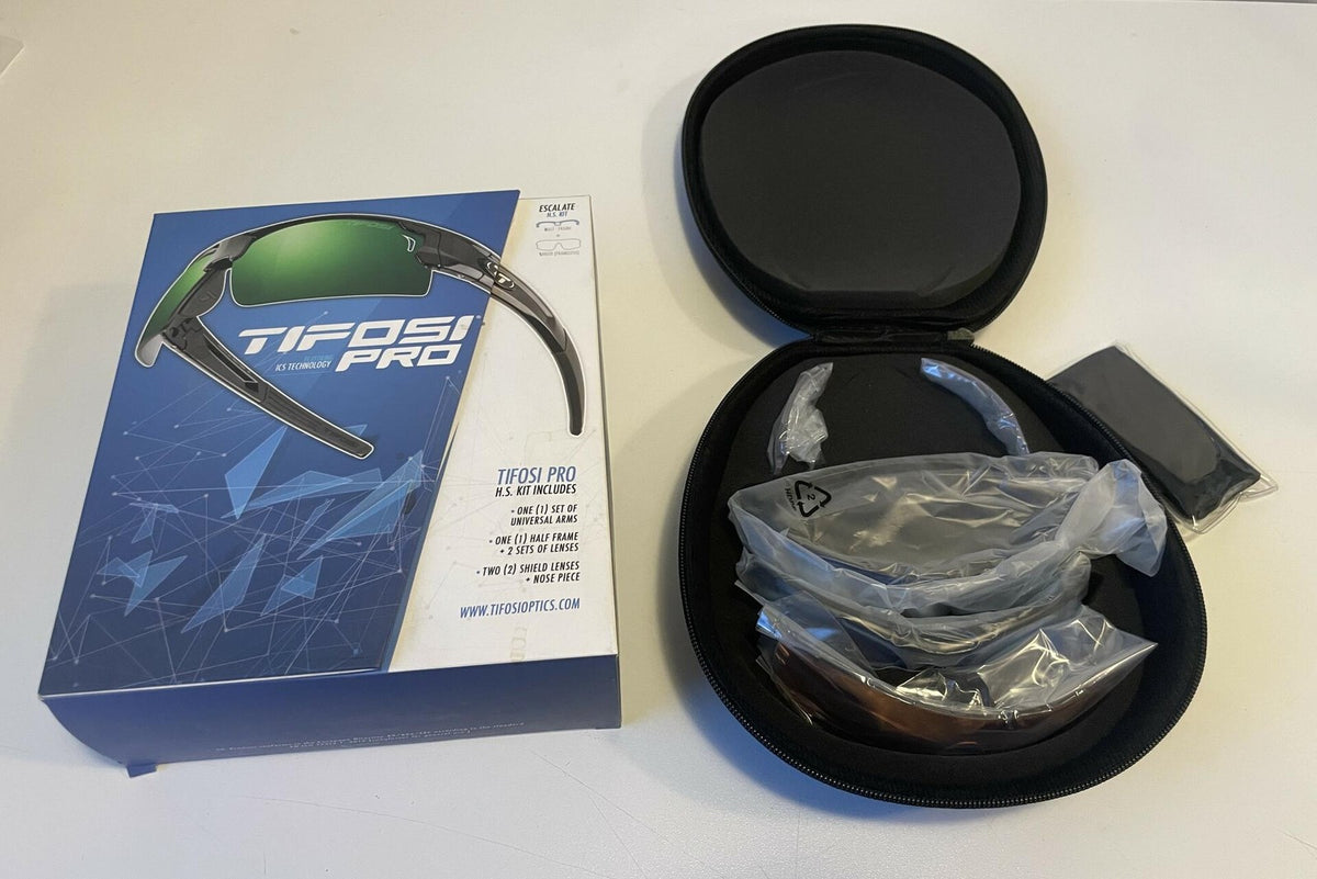 Tifosi Pro H.S. Kit Escalate Sunglasses - Gloss Black - Interchangeable Lenses 1