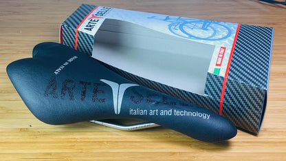 ARTE SELLE Carbon Titanium Rail Black Racing Saddle Made in Italy 1
