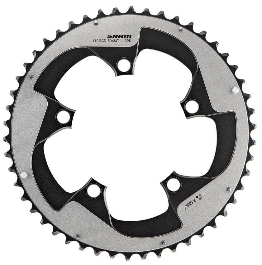 SRAM RED 22 X-Glide Chainring 50t, 110mm Black 2